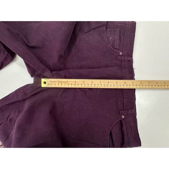 Gloria Vanderbilt Womens Jeans Size 14 Short Purple Denim - Picture 9 of 12